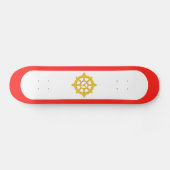 Koninkrijk van Sikkim Vlag Skateboard (Horizontaal)