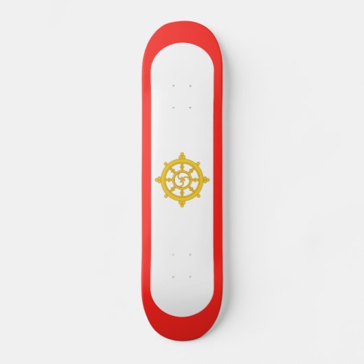 Koninkrijk van Sikkim Vlag Skateboard (Voorkant)