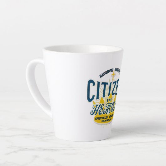 Koninkrijksmentaliteit Latte Mok (Linkerhoek)