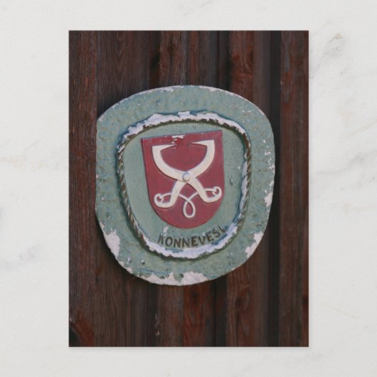 Konnevesi Bord briefkaart (Voorkant)