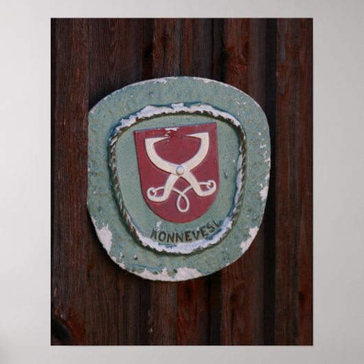 Konnevesi Bord poster (Voorkant)