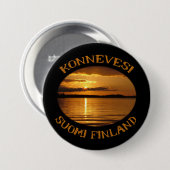 Konnevesi Sunset-knop Ronde Button 7,6 Cm (Voorkant /achterkant)