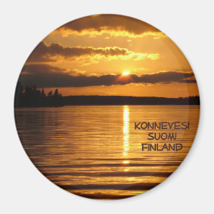 Konnevesi Sunset magnet Magneet