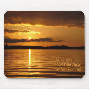 Konnevesi Sunset mousepad Muismat