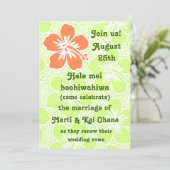 Kono Hibiscus Tropische uitvindingen Kaart (Staand voorkant)