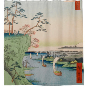 Konodai Tone Ukiyo-e Japanse kunst Douchegordijn
