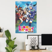 Konosuba Legend of Crimson Poster (Thuiskantoor)