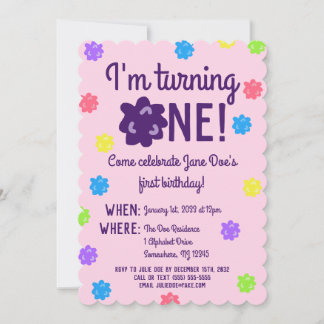 Konpeito First Birthday Kaart