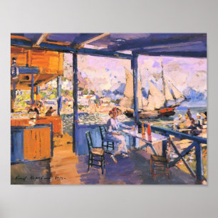 Konstantin Korovin-Pier in Gurzuf Poster