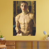 Konstantin Somov - De bokser (1933) Canvas Afdruk (Insitu (Woonkamer))