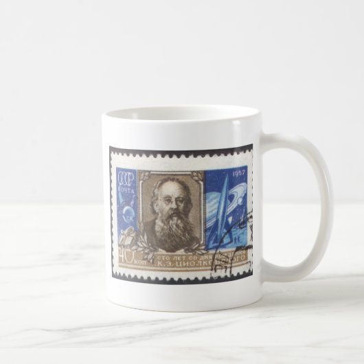 Konstantin Tsiolkovsky Russische Sovjetwetenschapp Koffiemok (Rechts)