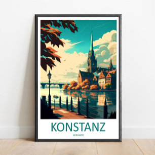 Konstanz Reisprint Muur Kunst Konstanz Muur Decora Poster