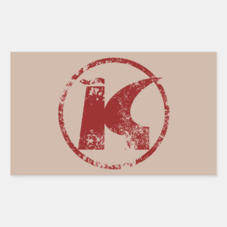 Konsum Rechthoekige Sticker