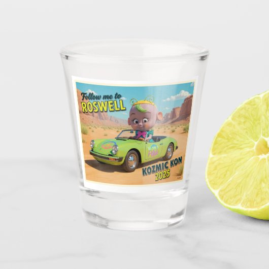 Konvention shot glass glas (Voorkant)