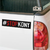 Kony 2012 bumpersticker (Op Truck)
