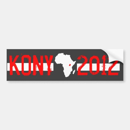Kony 2012 bumpersticker (Voorkant)