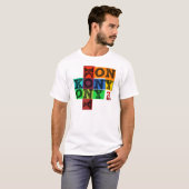Kony 2012 Colour Block T-shirt (Voorkant volledig)