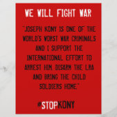 Kony 2012 Flyers Hoesje de nacht (Achterkant)