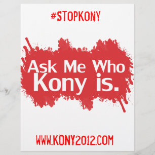 Kony 2012 Full Color Flyers