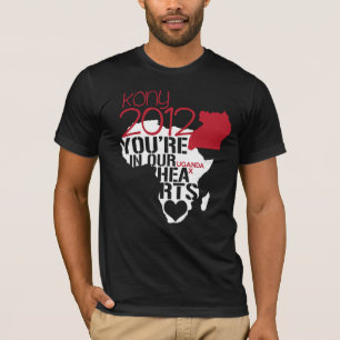 Kony 2012 Harten T-shirt