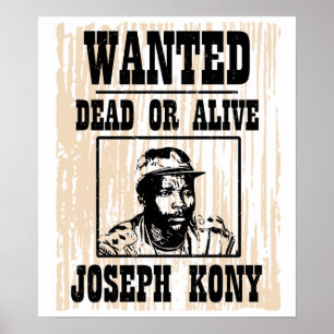 Kony 2012 Joseph Kony Gezocht Poster