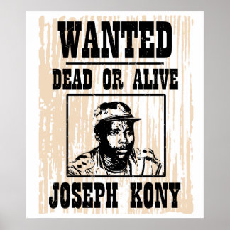 Kony 2012 Joseph Kony Gezocht Poster