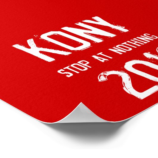 Kony 2012 Poster (Hoek)