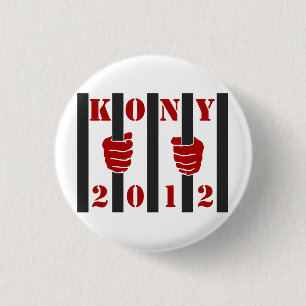 Kony 2012 Stop Joseph Kony gevangenis Ronde Button 3,2 Cm