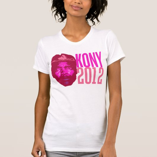 KONY 2012 VrouwenShirt T-shirt (Voorkant)