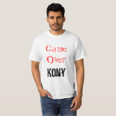 Kony Game sur le T-shirt Kony (Devant entier)