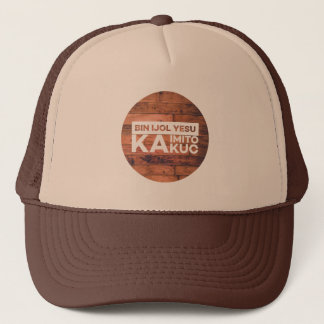 Konymoi "Bin ijol Yesu ka imito kuc" Trucker Hat Pet