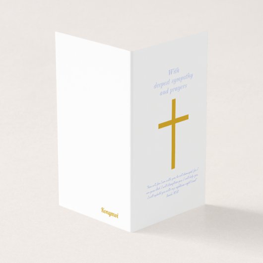 Konymoi "Carte de Sympathie" avec un verset bibliq (Outside)