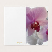 Konymoi "Orchidee Bloom" Wenskaarten, lege Kaarten (Buitenkant ongevouwen)