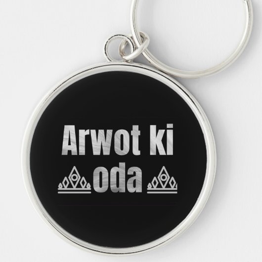 Konymoi Sleutelhanger Lom u Gezegde "Arwot ki Oda" (Voorkant)