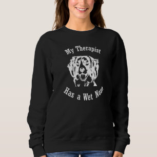 Kooikerhondje dog My Therapist heeft een natte neu Trui