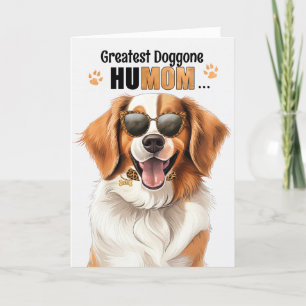 Kooikerhondje Hond Beste HuMOM Ooit Moederdag Feestdagen Kaart