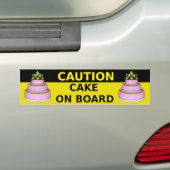 Kook aan boord bumpersticker (Op auto)