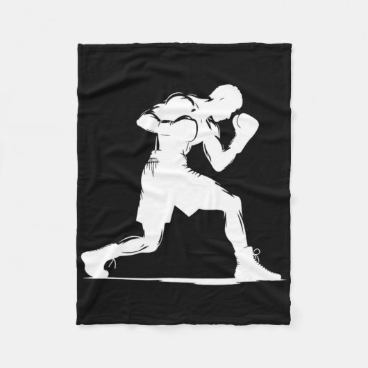Kook Boxer Guy Fleece Deken (Voorkant)