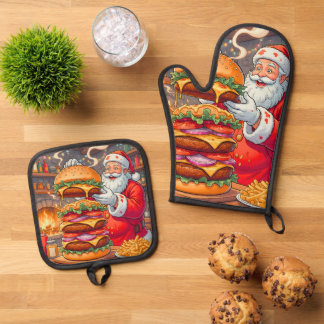 🔥 Kook, Creëer & Overwin de Keuken met Stijl! 🔥 Ovenwant & Pannenlap Set