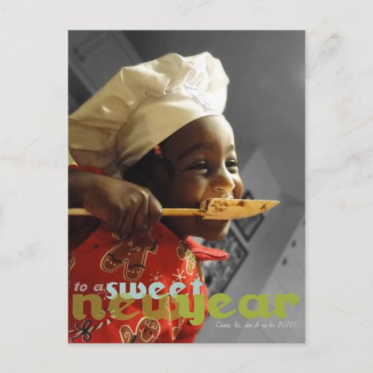 Kook een Zoet Briefkaart van de Foto van het (Voorkant)