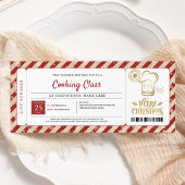 Kook- en baklessen Kerstcadeaubon Kaart