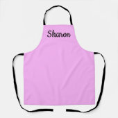 Kook en  lavendel schort (Voorkant)