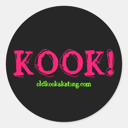 Kook Sticker (Voorkant)