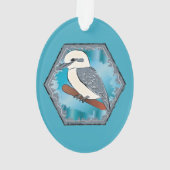 Kookaburra Bird Ornament (achterkant)