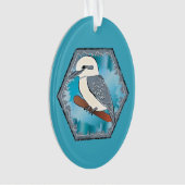 Kookaburra Bird Ornament (voorkant)
