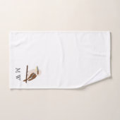 Kookaburra Design Monogram Bad Handdoek (Handdoek)