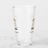 Kookaburra Design Personalized Glas (Links)
