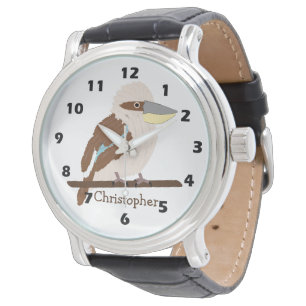 Kookaburra Design Personalized Watch Horloge