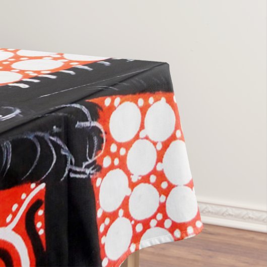 Kookaburra Dream Aboriginal Art Nappe (In Situ)