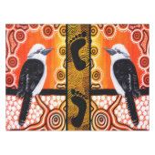 Kookaburra Dreaming Aboriginal Art Tafelkleed (Voorkant (Horizontaal))